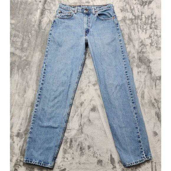 Vintage Levi's Jeans Mens W34 L34 Blue 550 Relaxed Fit Straight Leg Denim Casual - Picture 1 of 15